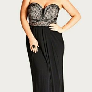 City chic formal dress